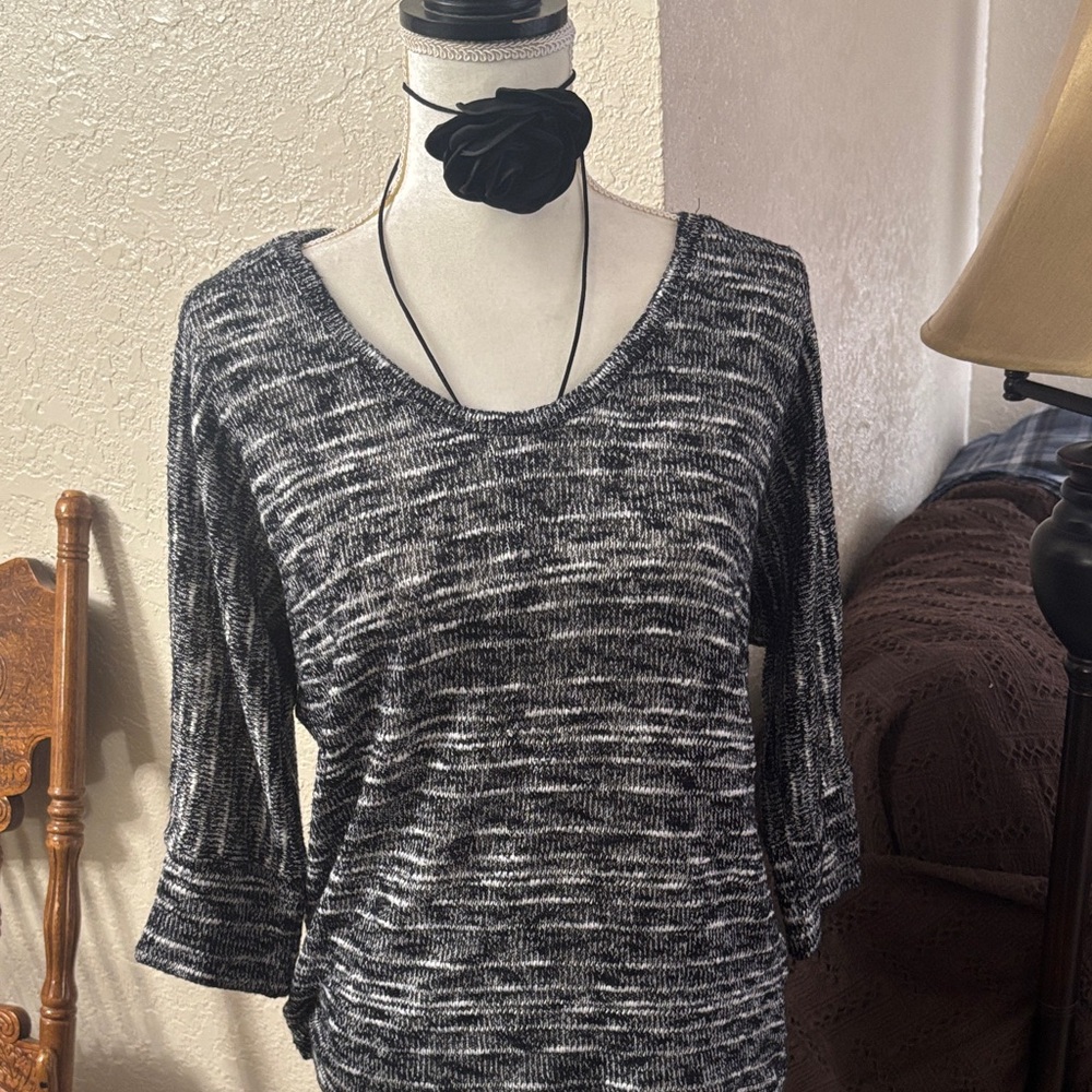 Splendid Monochrome Knit Top